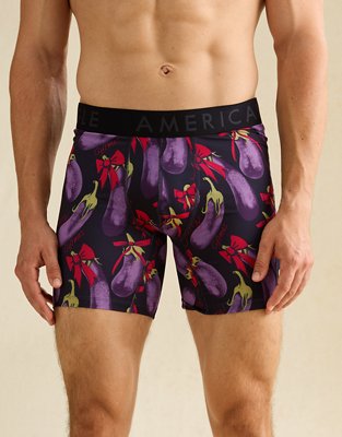 AEO Men's Eggplant 6" Flex Boxer Brief