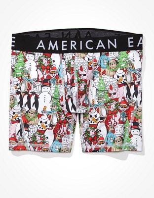 Трусы-боксеры AEO Xmas Flex для мужчин — American Eagle — фото 3