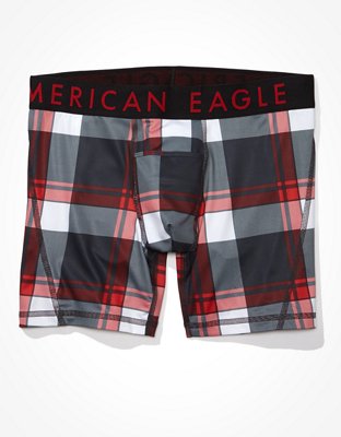 Трусы-боксеры AEO Plaid Flex для мужчин — American Eagle — фото 3
