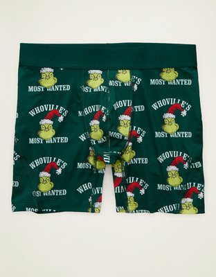 AEO Men's Grinch 6" Flex Boxer Brief
