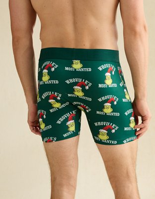 AEO Men's Grinch 6" Flex Boxer Brief