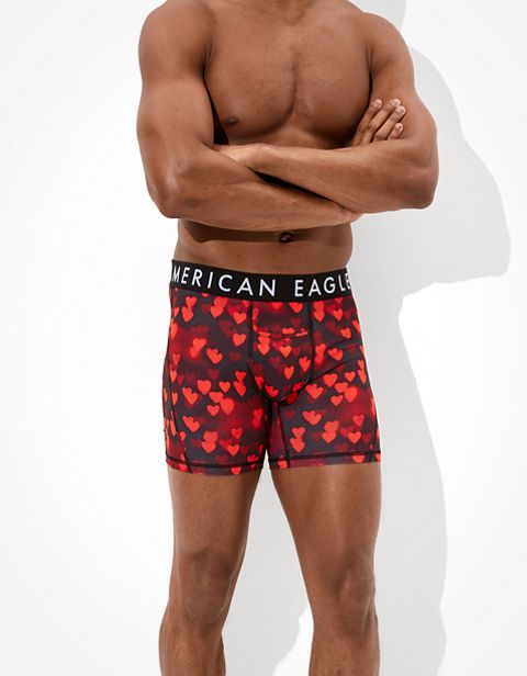 Трусы-боксеры AEO Hearts Flex для мужчин — American Eagle