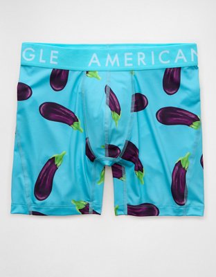 AEO Men's Eggplants 6" Flex Boxer Brief