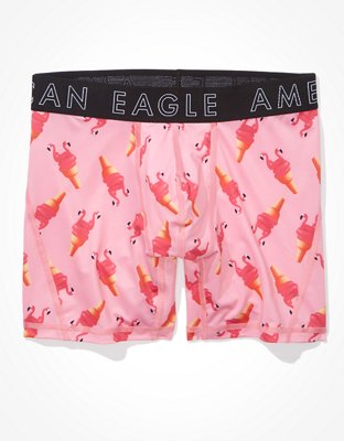 Трусы-боксеры AEO Flamingo Flex для мужчин — American Eagle — фото 3