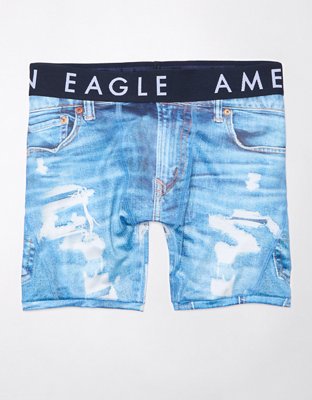 AEO Denim Print 6" Flex Boxer Brief