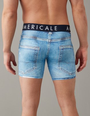 AEO Denim Print 6" Flex Boxer Brief