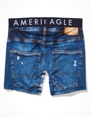 Трусы-боксеры AEO Flex для мужчин, деним — American Eagle — фото 4