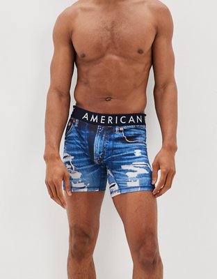 Men Denim Underpants 3D Sexy Boxer Jeans Shorts Classic Print Fashion  Cowboy Underwear Trunks Brand From 7,83 €