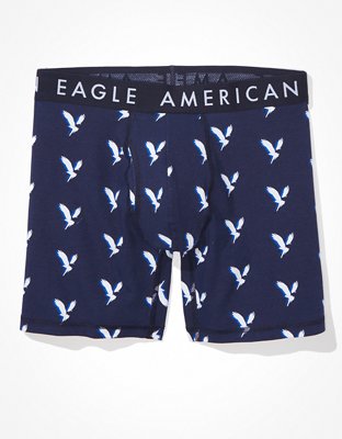 American Eagle, SPACE DYE 6" CLASSIC BOXER BRIEF BLUE