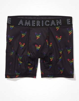 AEO Neon Eagles 6" Flex Boxer Brief With Ball Pit Pouch