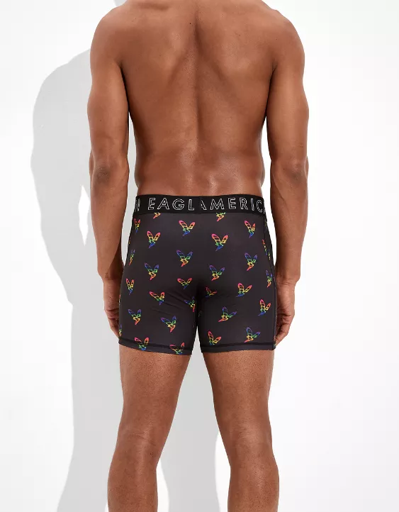 AEO Neon Eagles 6" Flex Boxer Brief With Ball Pit Pouch