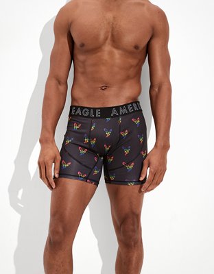 AEO Neon Eagles 6" Flex Boxer Brief With Ball Pit Pouch