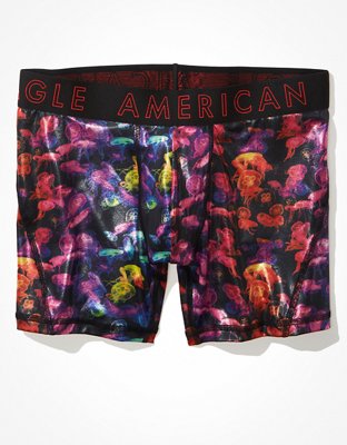 AEO Metallic Jellyfish 6" Flex Boxer Brief