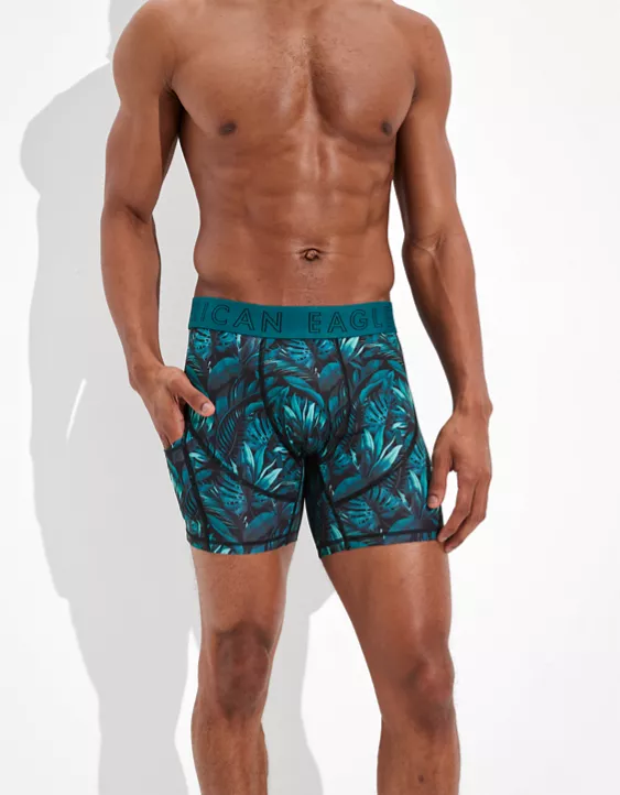 AEO Jungle 6" Flex Boxer Brief With Ball Pit Pouch