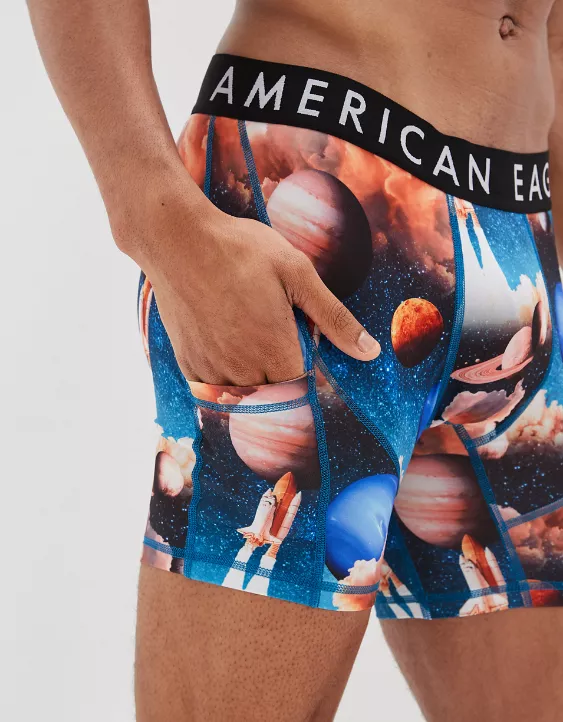 AEO Rocket 6" Flex Boxer Brief With Ball Pit Pouch