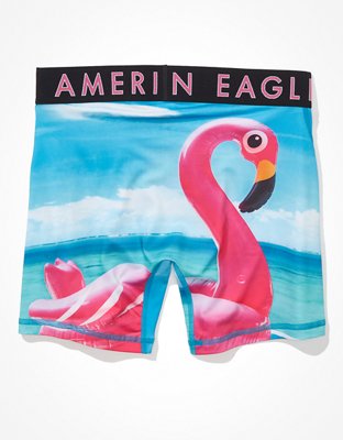 Трусы-боксеры AEO Flamingo Flex для мужчин — American Eagle — фото 3