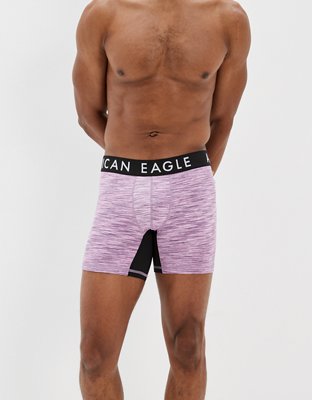 AEO Perforated 6 Flex Boxer Brief With Ball Pit Pouch