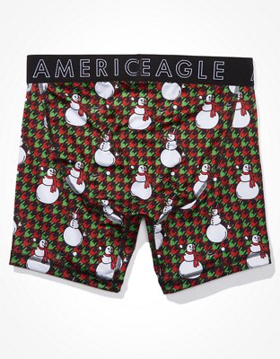 Трусы-боксеры AEO Snowman Flex для мужчин — American Eagle — фото 4