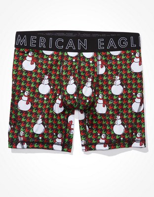 Трусы-боксеры AEO Snowman Flex для мужчин — American Eagle — фото 3