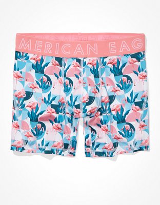 Трусы-боксеры AEO Flamingos Flex для мужчин — American Eagle — фото 3