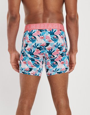 Трусы-боксеры AEO Flamingos Flex для мужчин — American Eagle — фото 2