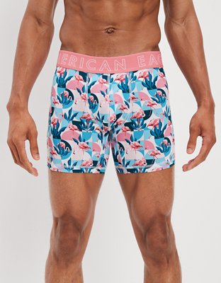 American Eagle AE Men's Boxer Shorts 2-Pack Boxers XL Extra Large X-Large AEO  Underwear (Flower Lines) at  Men's Clothing store