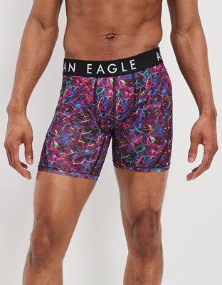 NWT AMERICAN EAGLE OUTFITTERS MENS 6 AMERICANA USA FLAG AEO TRUNKS BOXER  BRIEFS