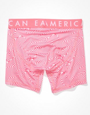 AEO Pink Warp 6" Flex Boxer Brief