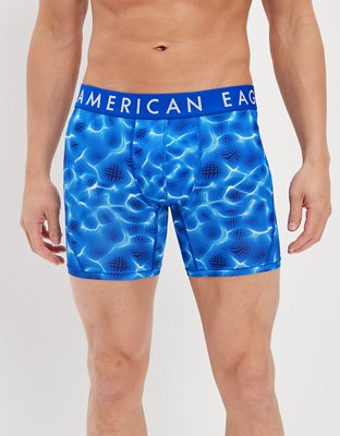 New American Eagle Men's 3000900 American Logo 6 Flex Boxer Brief