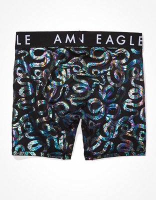 AEO Silver Snakes 6" Flex Boxer Brief