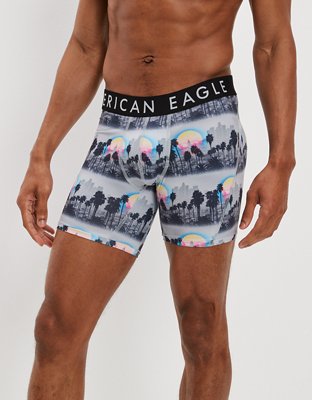 American Eagle Outfitters, Underwear & Socks, Nwt American Eagle 3 Pack  Flex 6 Boxer Brief Sz M Black Gray Space Dye 5