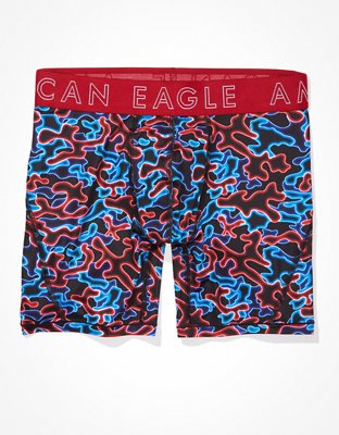 AEO Neon Camo 6" Flex Boxer Brief