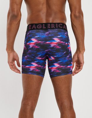 AEO Purple Galaxy 6" Flex Boxer Brief