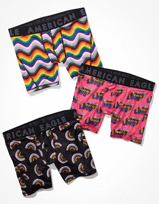 AEO Pride 6" Flex Boxer Brief 3-Pack