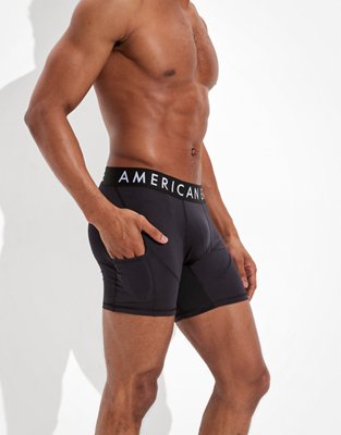 AEO Perforated 6" Flex Boxer Brief With Ball Pit Pouch