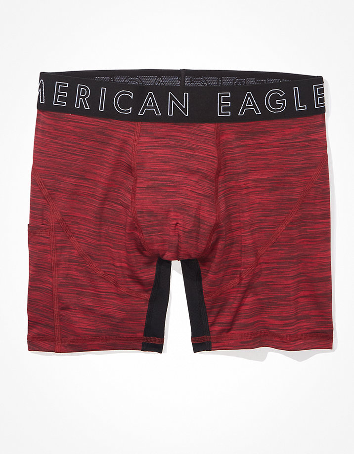 AEO Perforated 6" Flex Boxer Brief With Ball Pit Pouch