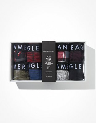 Трусы-боксеры AEO Flex для мужчин, 10 шт. — American Eagle — фото 3