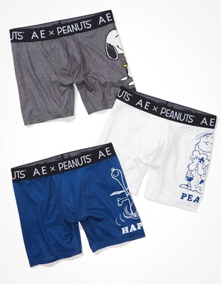 American Eagle AEO Flex Boxer Trunks Winter Penguins Black Silver Extra  Small XS