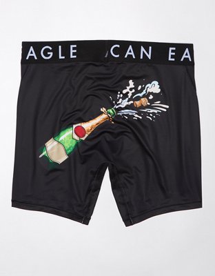 AEO New Year's Eve Bottle Pop 6" Flex Boxer Brief