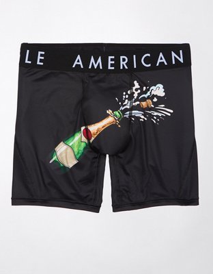 AEO New Year's Eve Bottle Pop 6" Flex Boxer Brief