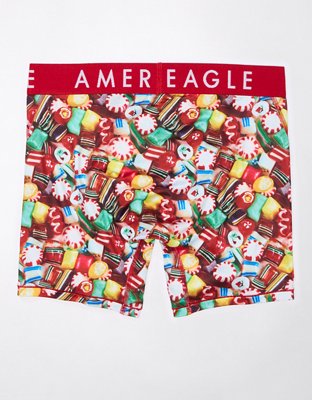 AEO Christmas Candies 6" Flex Boxer Brief