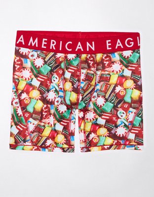 AEO Christmas Candies 6" Flex Boxer Brief