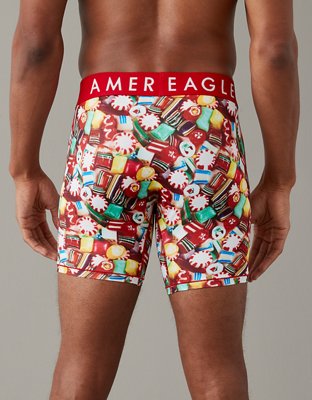 AEO Christmas Candies 6" Flex Boxer Brief