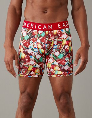 AEO Christmas Candies 6" Flex Boxer Brief