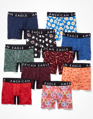 American Eagle AEO Men's Size M Medium Flex 6 Boxer Briefs (3