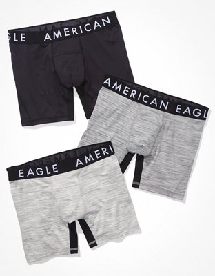 AEO Men's 6" Horizontal Fly Flex Boxer Brief 3Pack