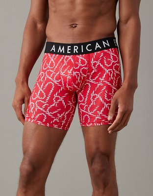 Buy American Eagle Men Burgundy Shadow Eagle 6 Inches Flex Boxer Briefs  online