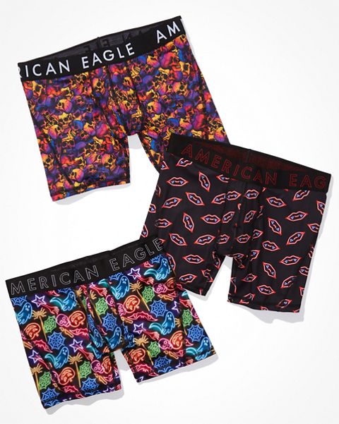 Трусы-боксеры AEO Halloween Flex для мужчин, 3 шт. — American Eagle