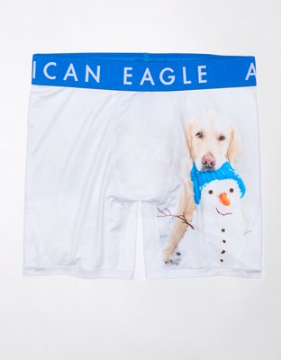 AEO Neon Christmas 6 Flex Boxer Brief