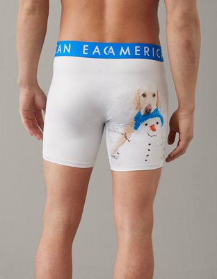 AEO Snowman Dog 6" Flex Boxer Brief